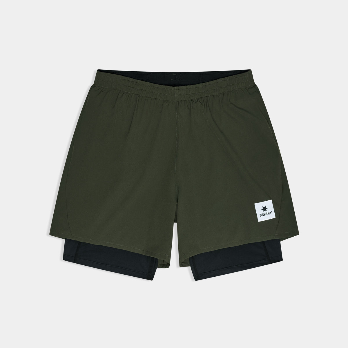 Saysky 2 in 1 Pace Shorts 5'' Vert 301 SM40002
