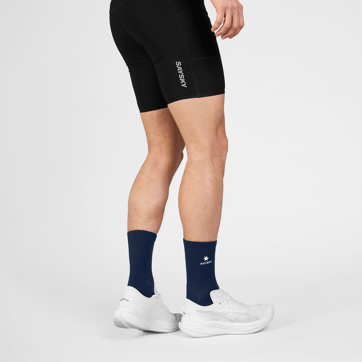 Saysky Pace High Socks Bleu 201 SA80011