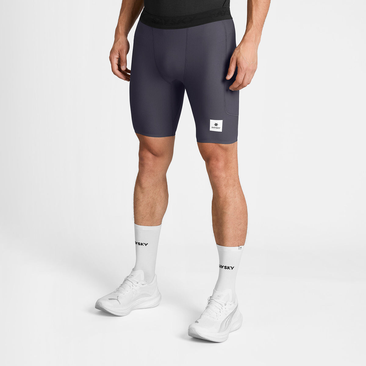 Saysky Combat+ Rib Short Tights 8'' Gris 611 SM55002