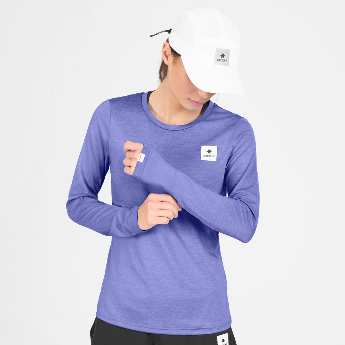 Saysky Clean Pace Long Sleeve Violet 7013 SW20003