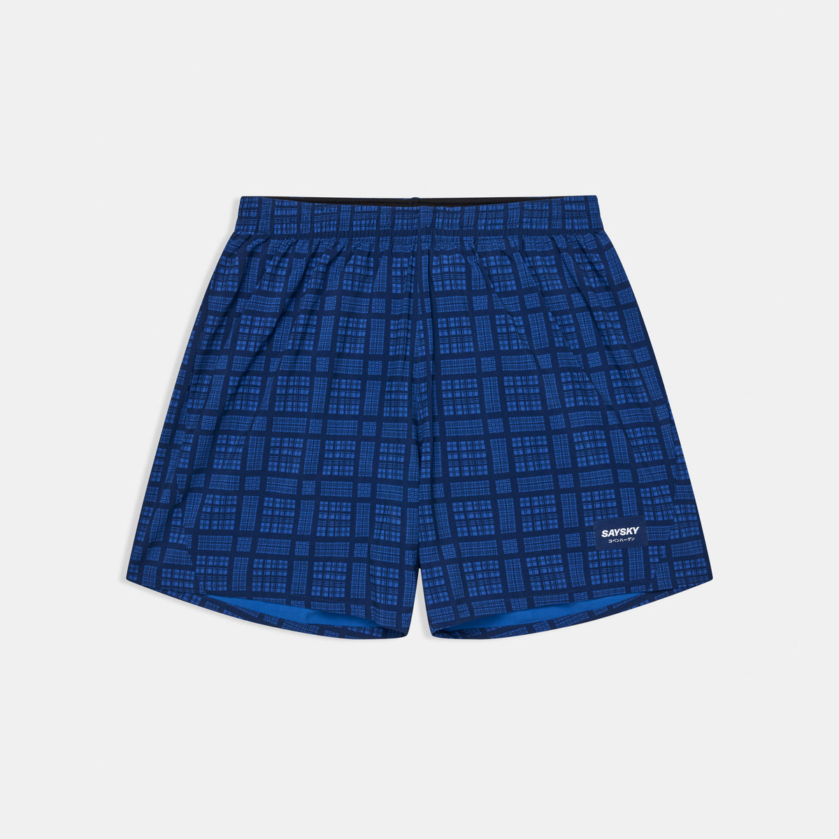 Saysky Pace Shorts 5'' Bleu Checker 1077 SM40017