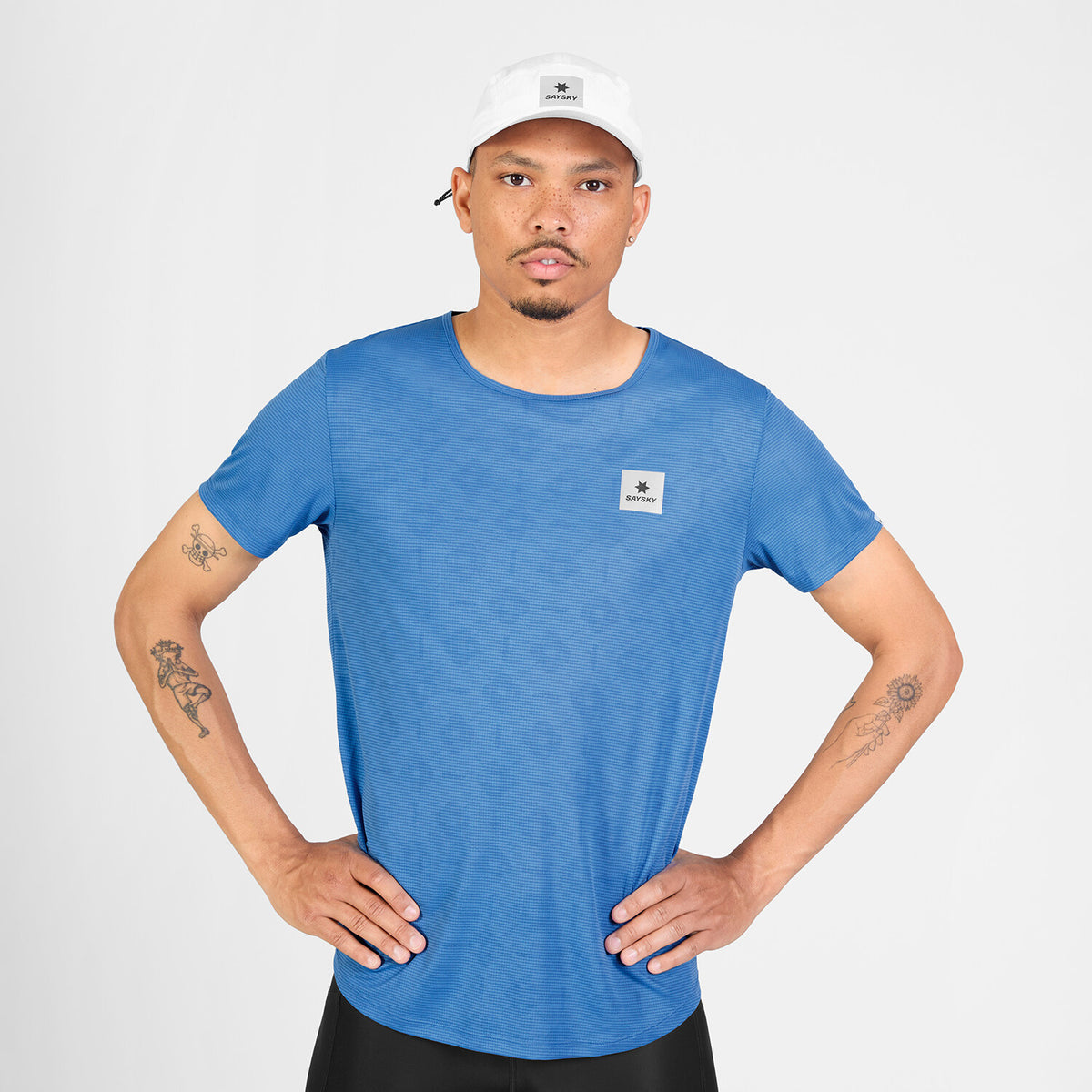 Saysky Reactive Flow T-shirt Bleu Couture 1075 SM25036