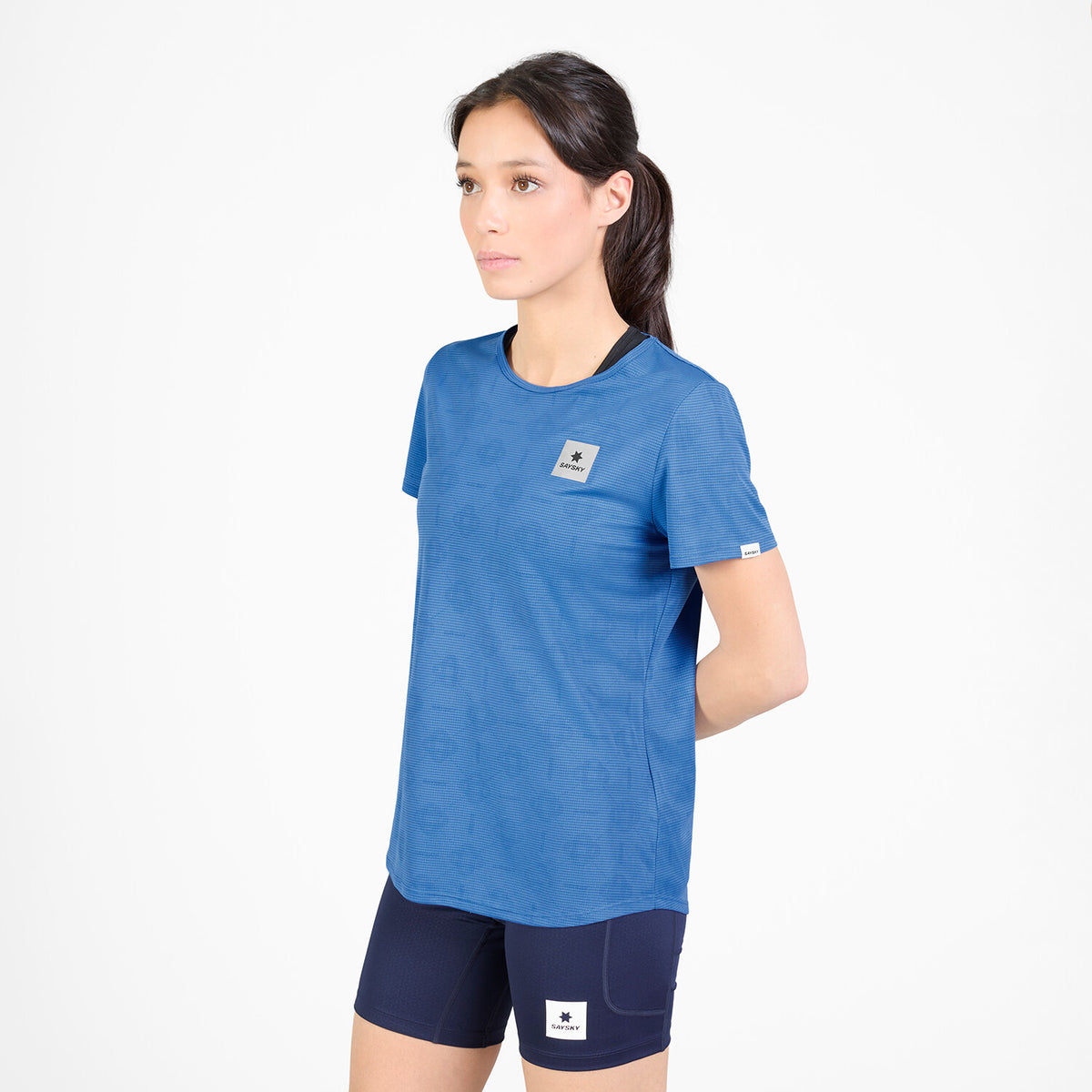 Saysky Reactive Flow T-shirt Bleu Couture 1075 SW25019