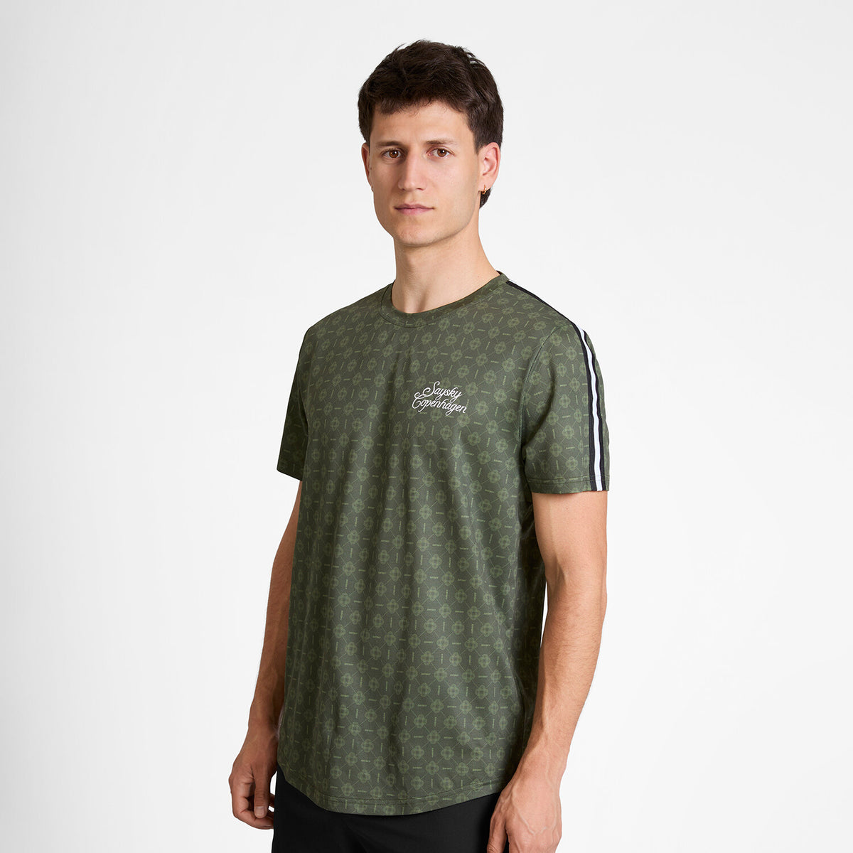 Saysky Couture Combat T-shirt Vert Couture 1079 SM25032