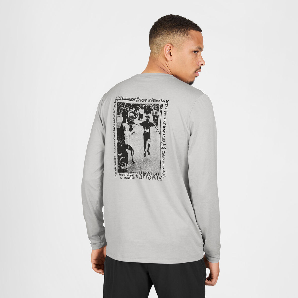 Saysky Statement Pace Long Sleeve Gris 6008 SM20012