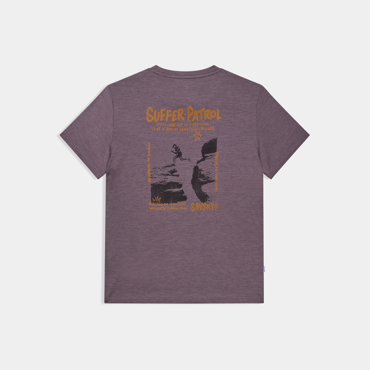 Saysky Statement Pace T-shirt Violet 7014 SM25038