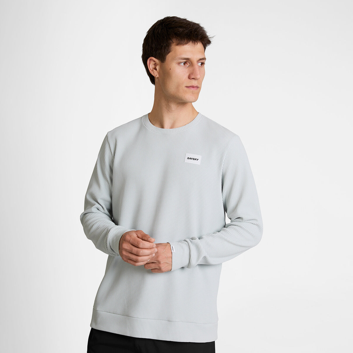 Saysky Motion Waffle Long Sleeve Gris 610 SM20002