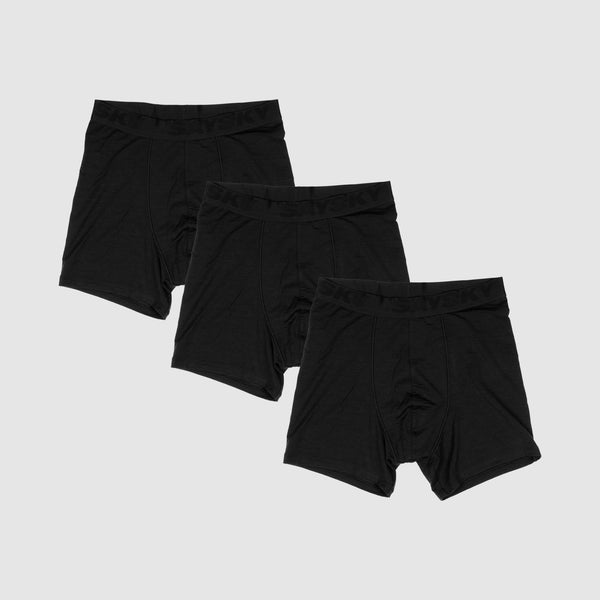 SAYSKY 3-Pack Merino Base 180 Boxer Shorts SOUS-VÊTEMENTS BLACK