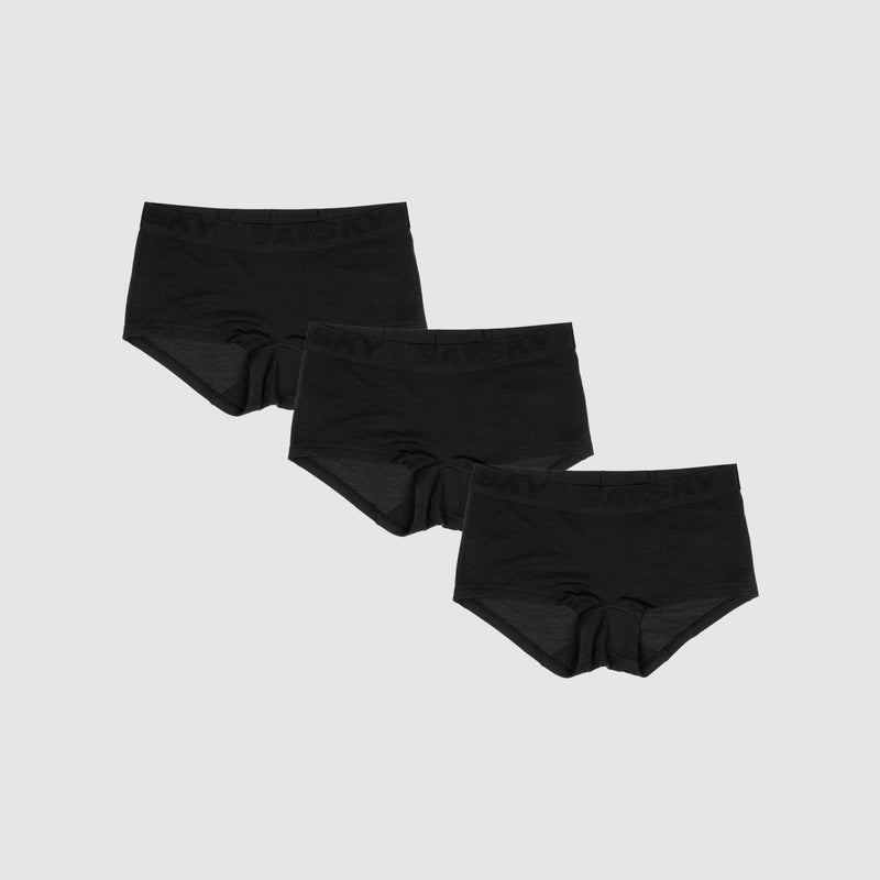 SAYSKY 3-Pack Merino Base 180 Hot Pants SOUS-VÊTEMENTS BLACK