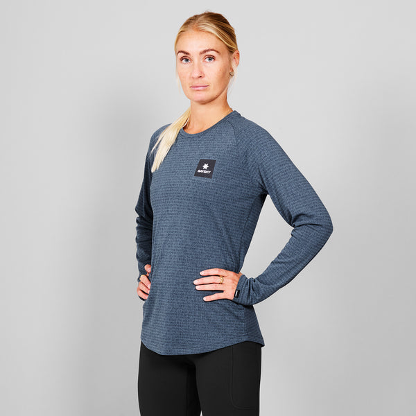 SAYSKY Blaze Long Sleeve Fleece POLAIRES 2009 - BLUE MELANGE