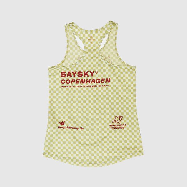 SAYSKY Checker Combat Singlet DÉBARDEUR 1034 - GREEN AOP