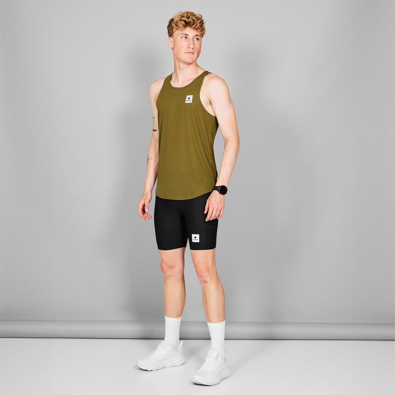 SAYSKY Clean Flow Singlet DÉBARDEUR 309 - GREEN