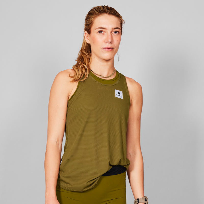 SAYSKY Clean Flow Singlet DÉBARDEUR 309 - GREEN