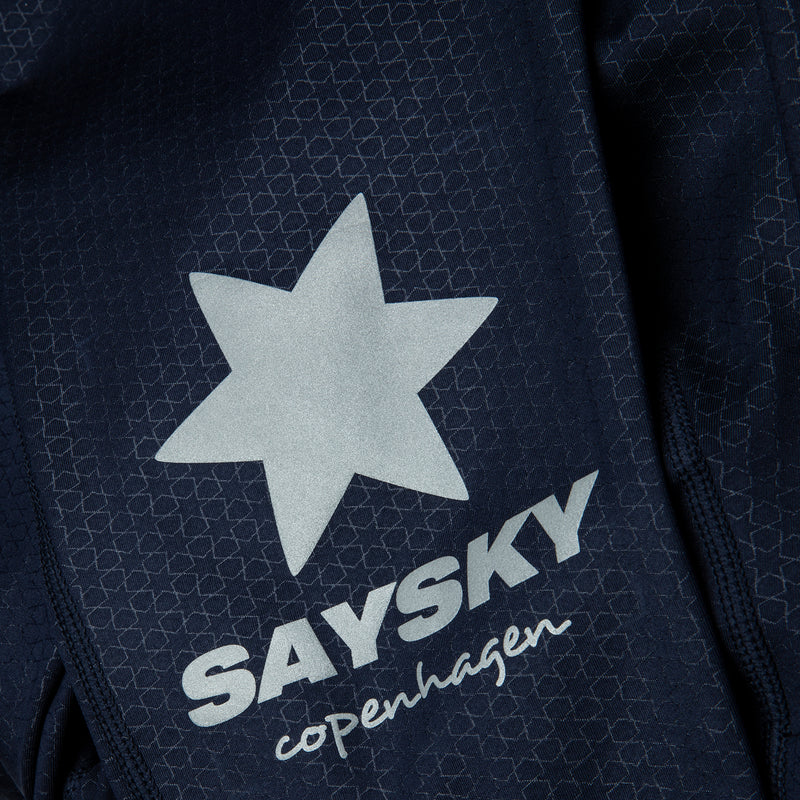 SAYSKY Combat+ Long Tights CUISSARD MARITIME BLUE EMBOSSED