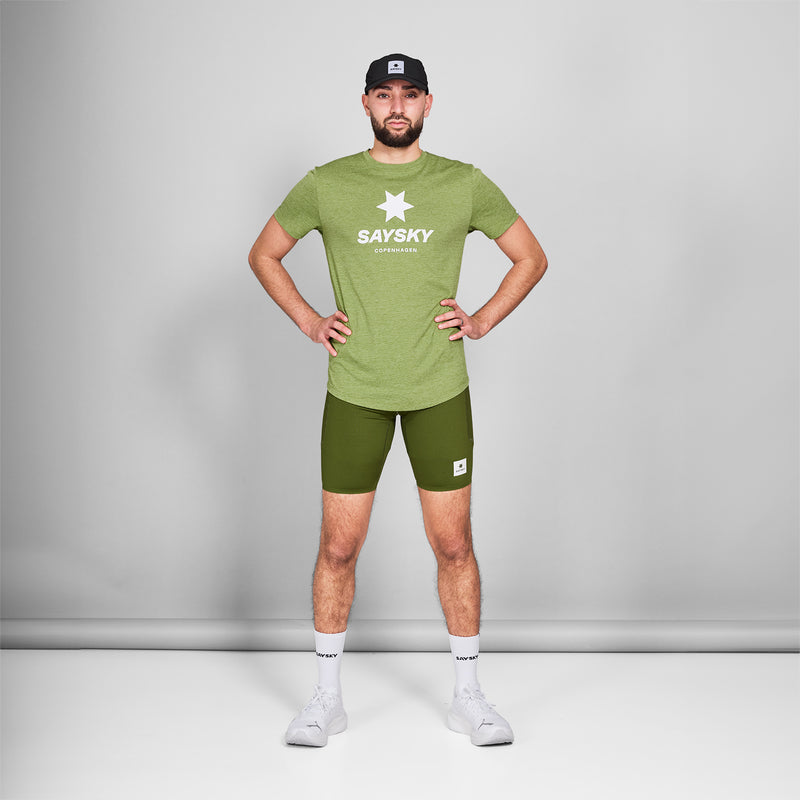 SAYSKY Combat+ Short Tights 9" CUISSARD 313 - GREEN