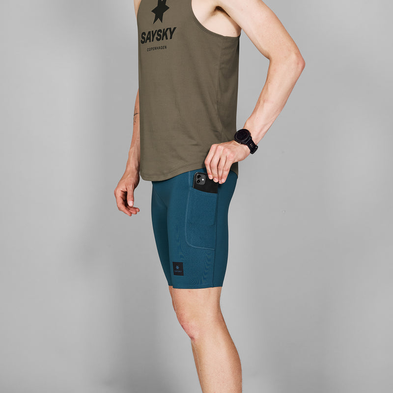 SAYSKY Combat+ Short Tights 9'' CUISSARD 208 - BLUE