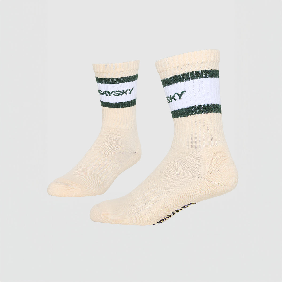 SAYSKY Crew Socks CHAUSSETTES 101 - WHITE