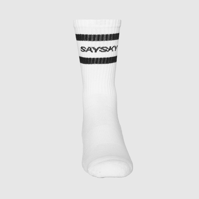 SAYSKY Everyday Crew Socks CHAUSSETTES 101 - WHITE