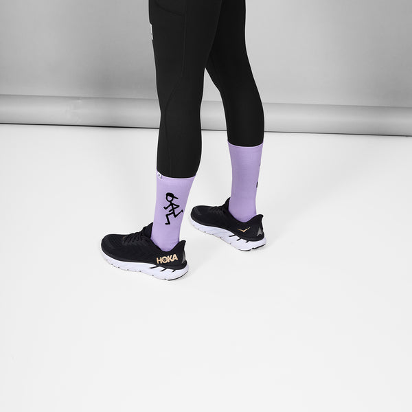 SAYSKY High Graphic Combat Socks 100 CHAUSSETTES 710 - PURPLE