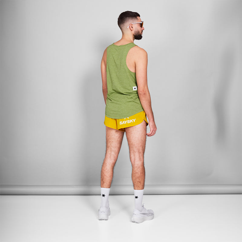 SAYSKY Logo Combat Pro Singlet DÉBARDEUR 3009 - GREEN MELANGE