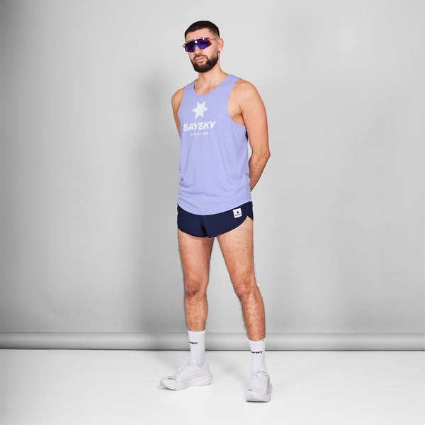 SAYSKY Logo Combat Pro Singlet DÉBARDEUR 7008 - PURPLE MELANGE