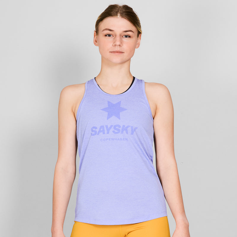 SAYSKY Logo Combat Pro Singlet DÉBARDEUR 7008 - PURPLE MELANGE