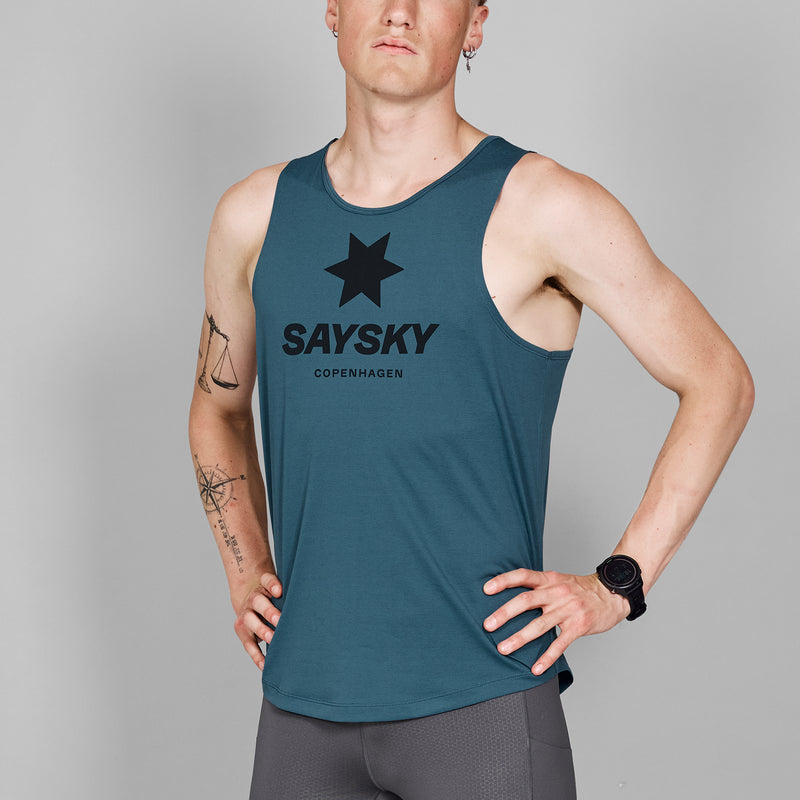 SAYSKY Logo Combat Singlet DÉBARDEUR 2008 - BLUE