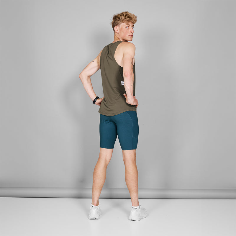 SAYSKY Logo Combat Singlet DÉBARDEUR 7005 - BROWN MELANGE