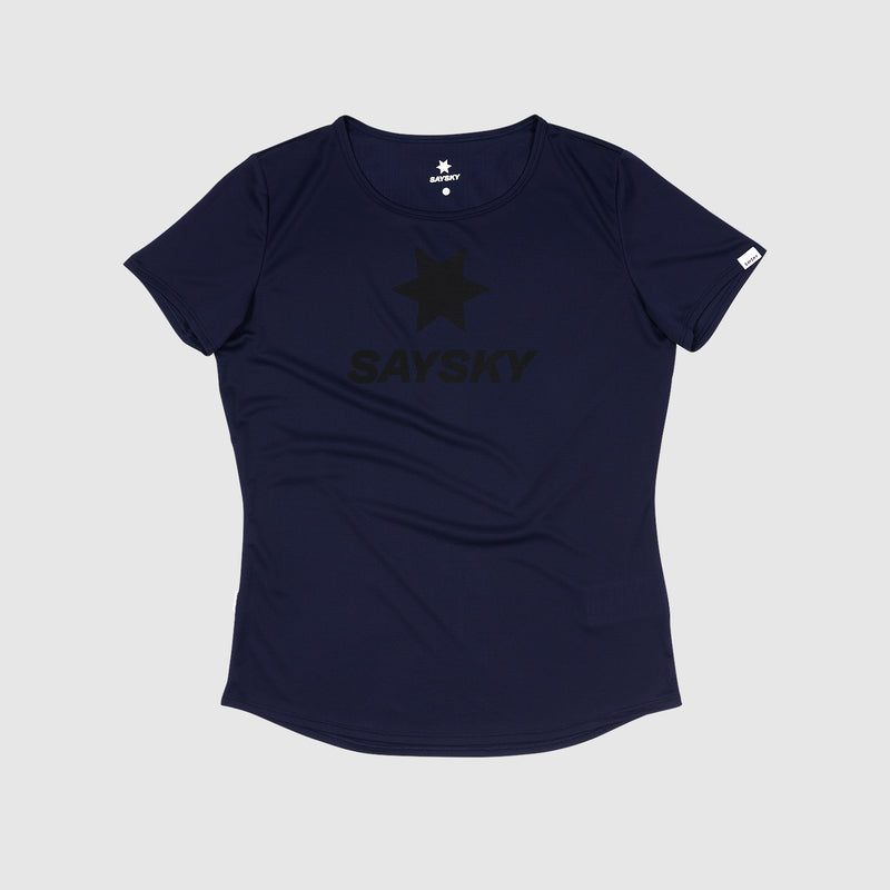 SAYSKY T-shirt Logo Flow T-SHIRTS 201 - BLUE