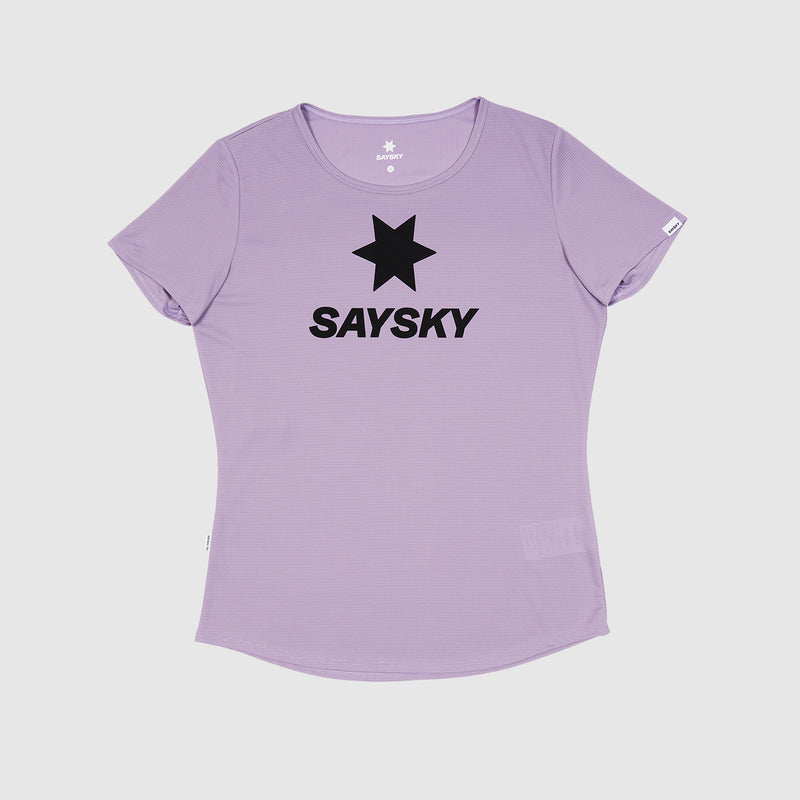 SAYSKY T-shirt Logo Flow T-SHIRTS 701 - PURPLE