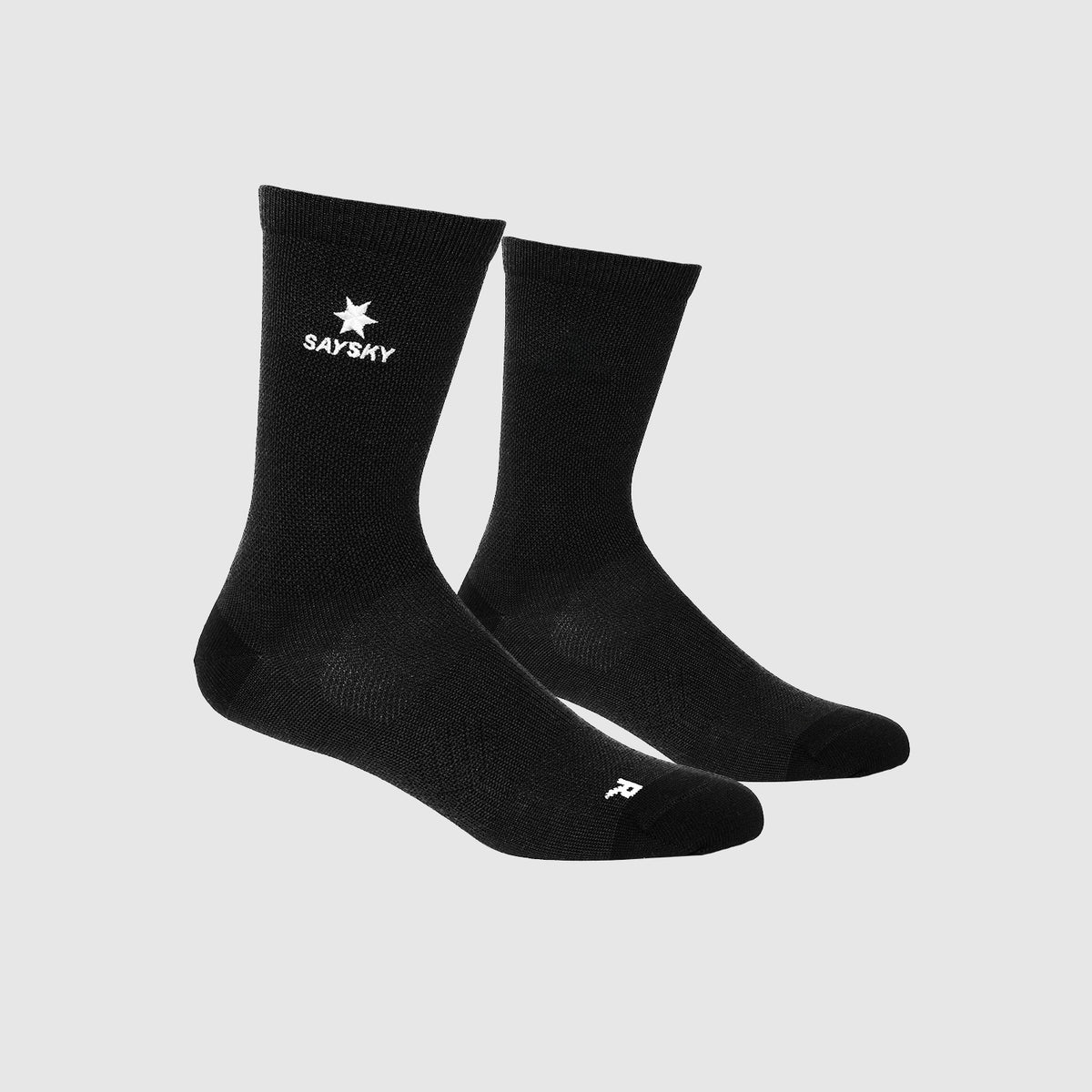 SAYSKY Logo High Merino Socks CHAUSSETTES 901 - BLACK