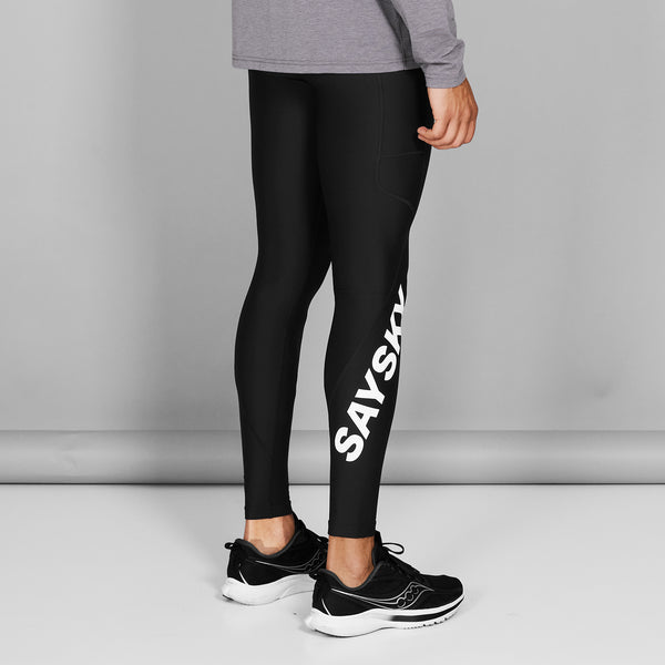 SAYSKY Logo Motion+ Long Tights CUISSARD 901 - BLACK