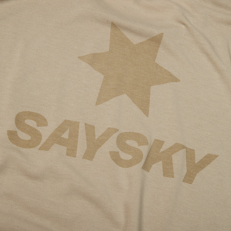 SAYSKY Logo Motion T-shirt T-SHIRTS 801 - BEIGE
