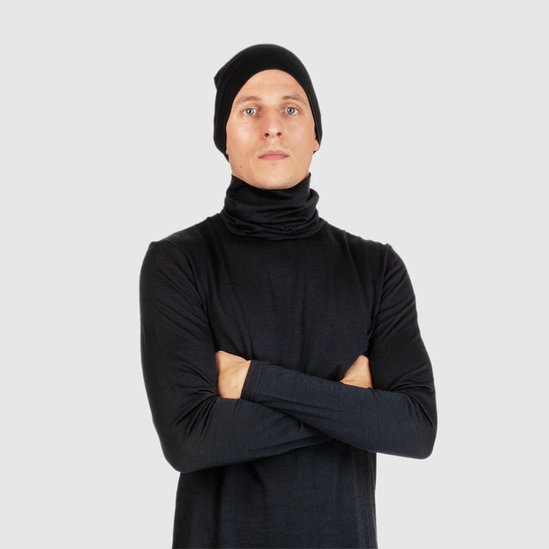 SAYSKY Merino 165 Scarf/Headband CASQUETTES 901 - BLACK