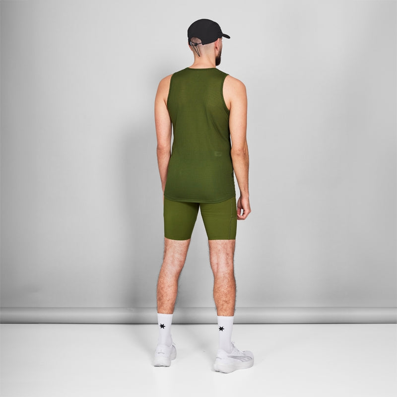 SAYSKY Mesh Base Layer Singlet DÉBARDEUR 313 - GREEN