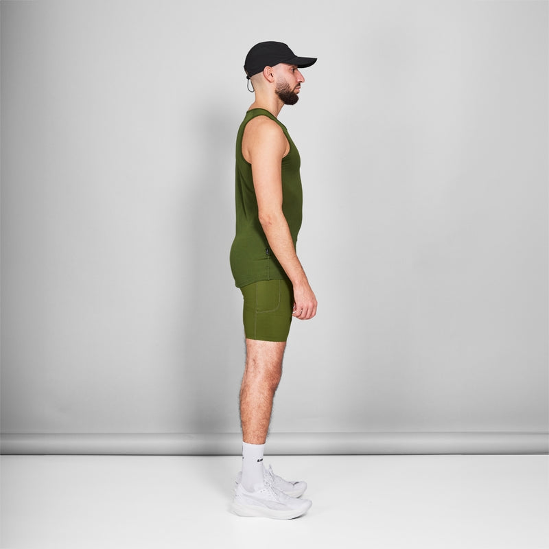 SAYSKY Mesh Base Layer Singlet DÉBARDEUR 313 - GREEN