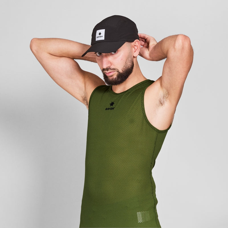 SAYSKY Mesh Base Layer Singlet DÉBARDEUR 313 - GREEN