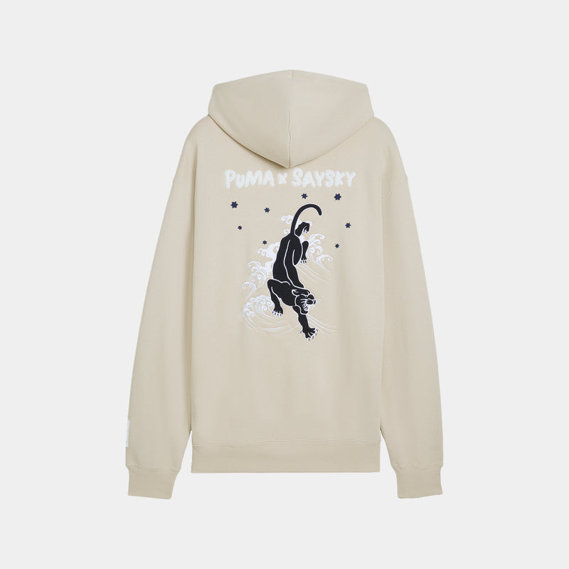 SAYSKY PUMA X SAYSKY HOODIE SWEATSHIRTS 801 - BEIGE