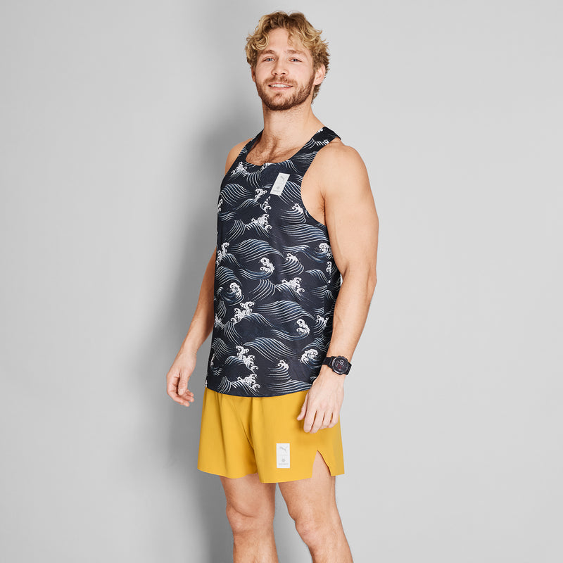 SAYSKY PUMA X SAYSKY SHORTS SHORTS 402 - YELLOW