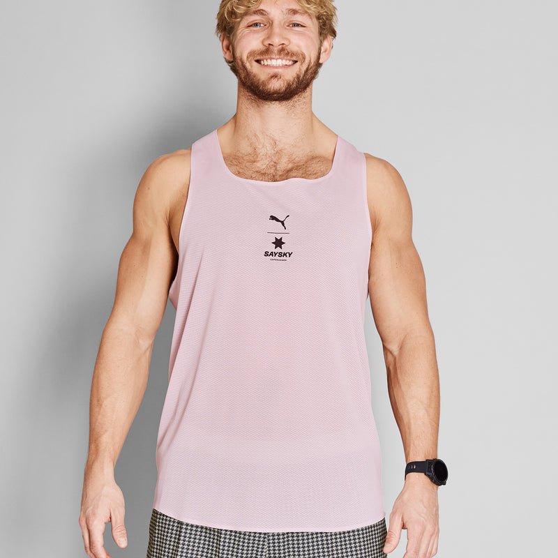 SAYSKY PUMA X SAYSKY SINGLET DÉBARDEUR 504 - PINK