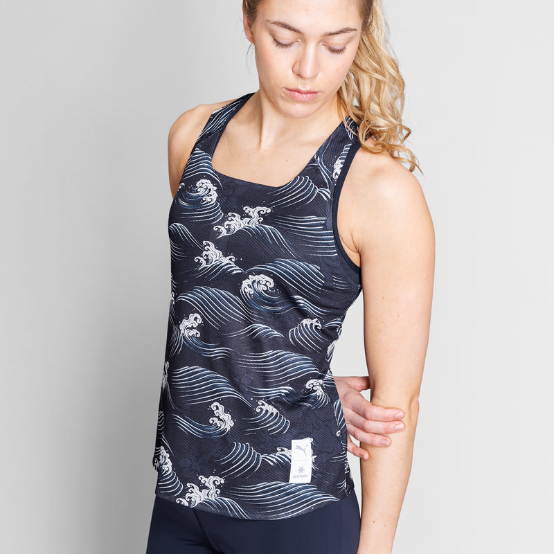 SAYSKY PUMA X SAYSKY SINGLET DÉBARDEUR 1013 - BLUE AOP