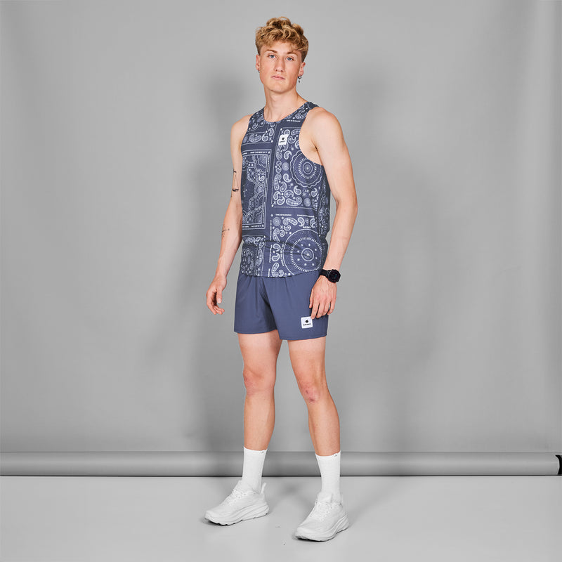 SAYSKY Paisley Combat Singlet DÉBARDEUR 1020 - BLUE PAISLEY AOP