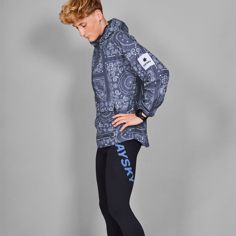 SAYSKY Paisley Pace Anorak VESTES 1020 - BLUE PAISLEY AOP