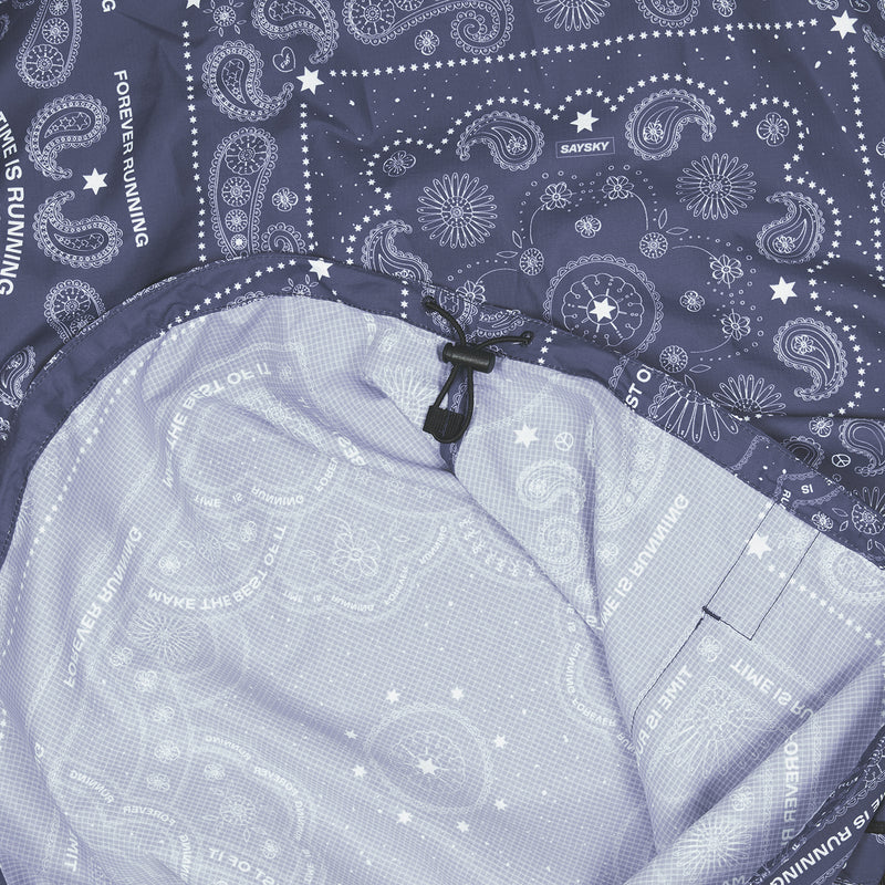 SAYSKY Paisley Pace Anorak VESTES 1020 - BLUE PAISLEY AOP