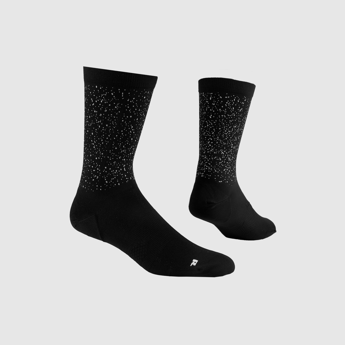 SAYSKY Reflective High Combat Socks 300 CHAUSSETTES 901 - BLACK