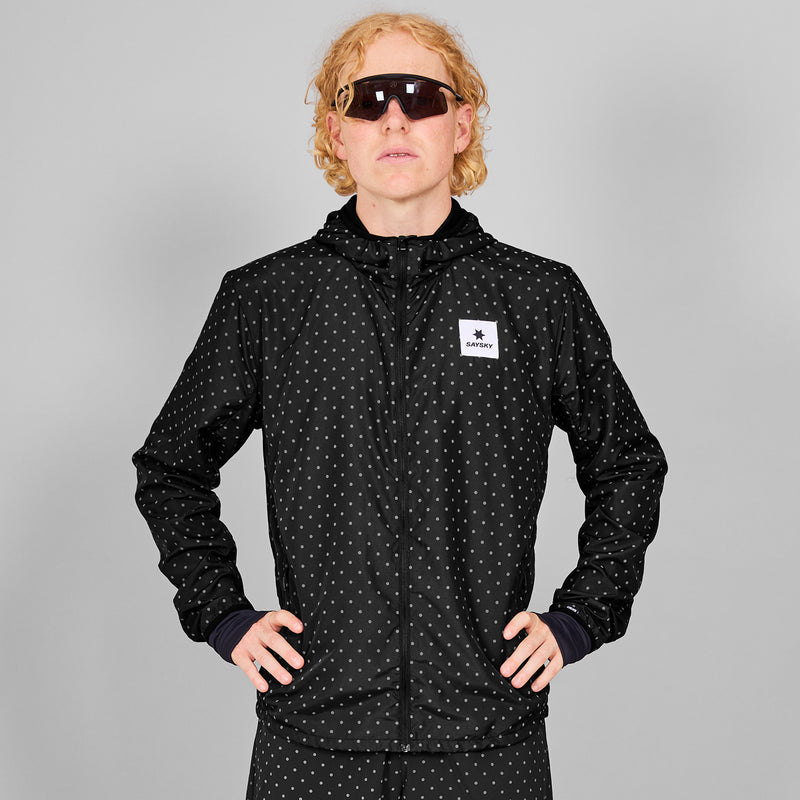 SAYSKY Reflective Polka Blaze Jacket VESTES 1018 - BLACK AOP