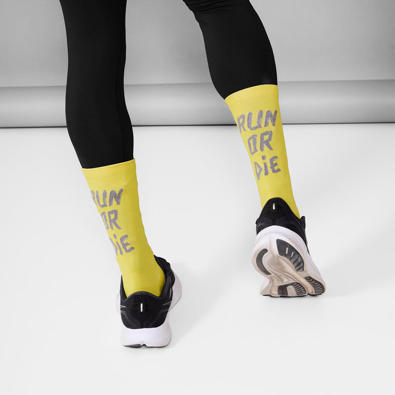 SAYSKY Statement High Combat Socks 100 CHAUSSETTES 413 - YELLOW