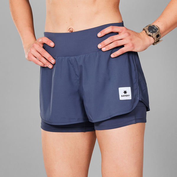 SAYSKY Pace 2 in 1 Shorts 3'' SHORTS 207 - BLUE