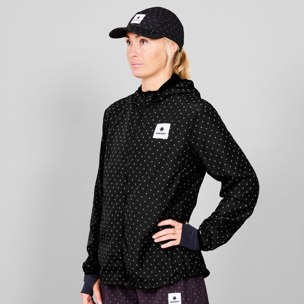 SAYSKY w Reflective Polka Blaze Jacket VESTES 1018 - BLACK AOP